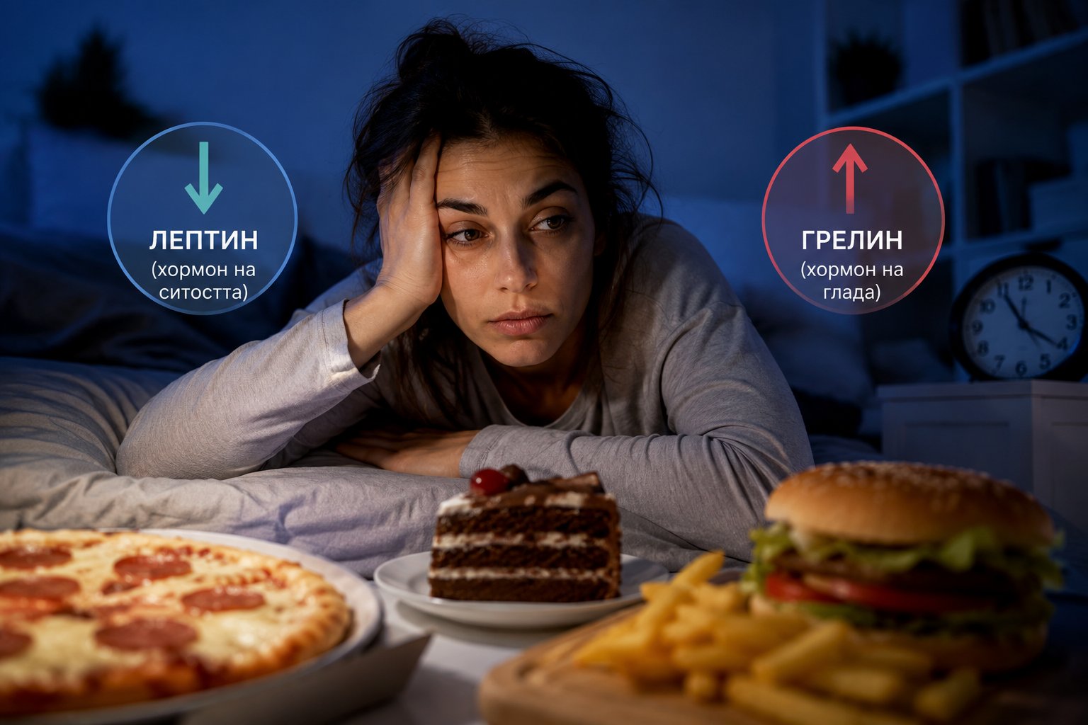 Как липсата на сън обърква хормоните на глада — какво показва изследването